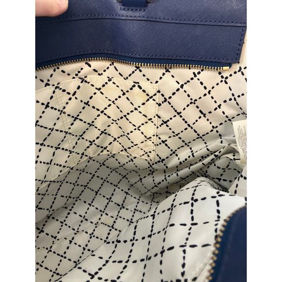 KATE SPADE NAVY BLUE SAFFIANO LEATHER WOMENS SHOULDER BAG - Picture 16 of 16